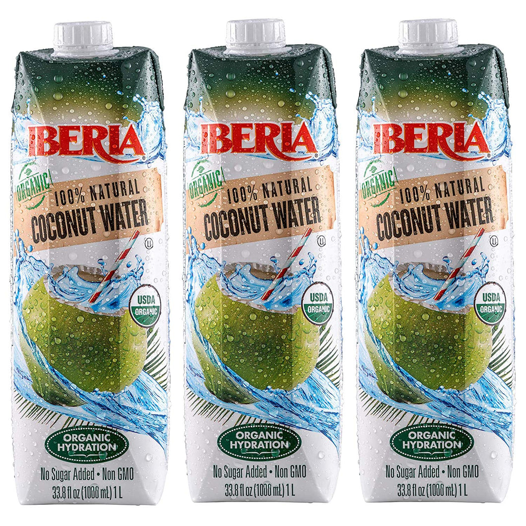 Iberia Coconut Water 1L (Pack of 3)