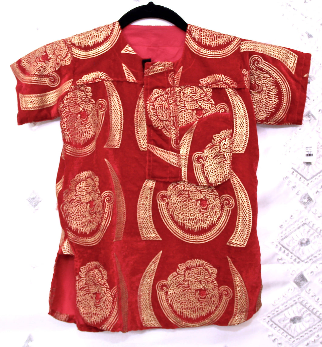 African Clothes, Isiagu Shirt for Boys, CTHB8007