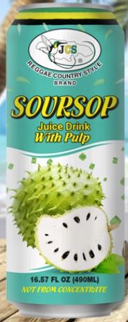 JCS Soursop Juice, 16.5oz (Pack of 3)