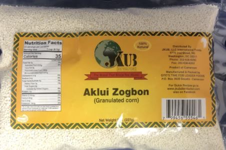 JKUB Aklui  Zogbon (Granulated Corn Porridge) 8oz