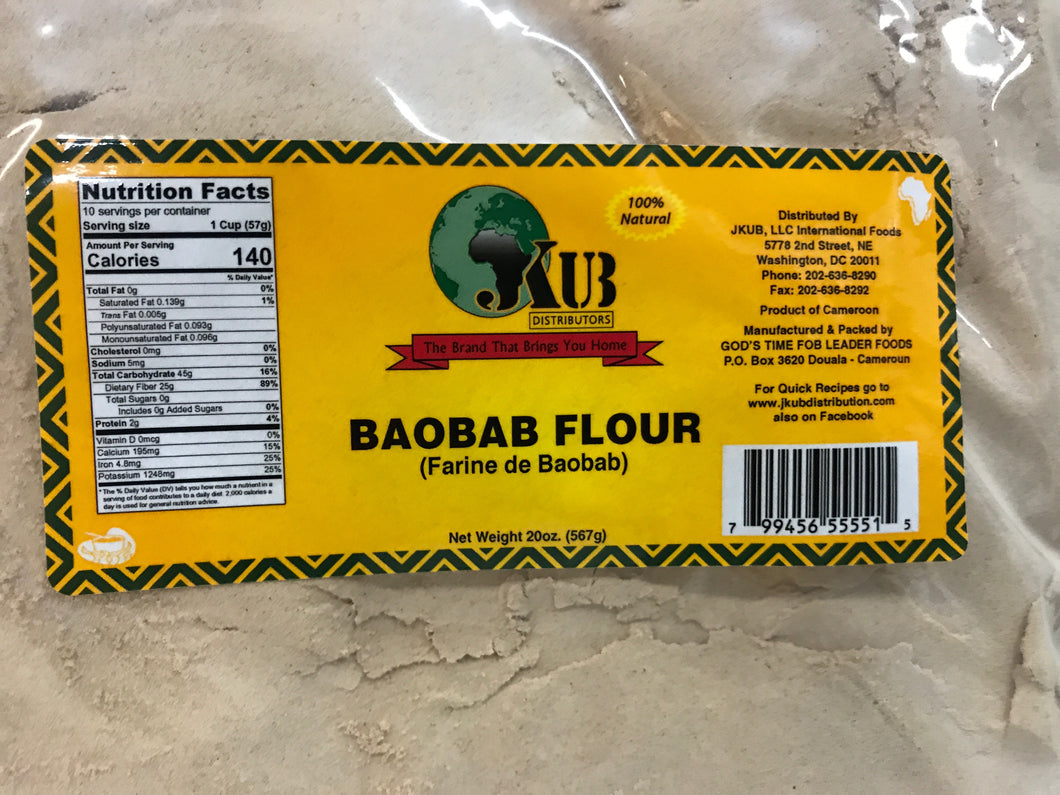 JKUB Baobab Flour (Seramugu) 20oz