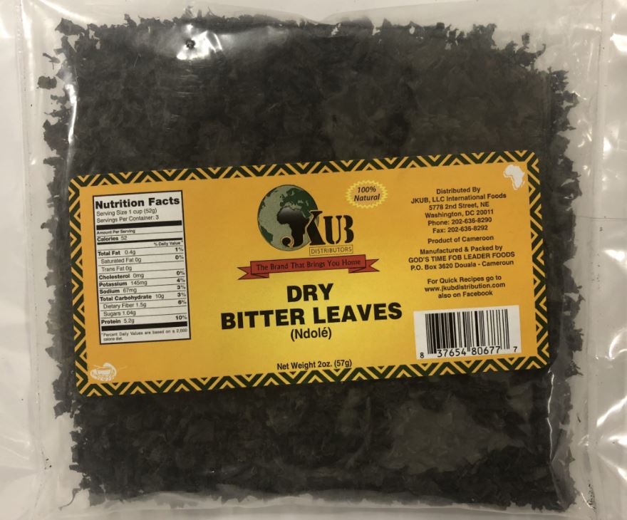 JKUB Dry Ndole (Bitter Leaves) 2oz