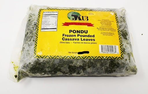 JKUB Frozen Pondu (Pounded Cassava Leaves) 32oz
