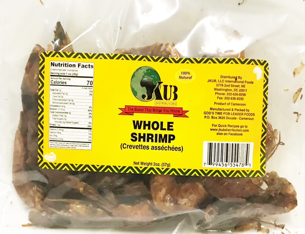 JKUB Smoked Shrimp (Whole Shrimp), 2oz