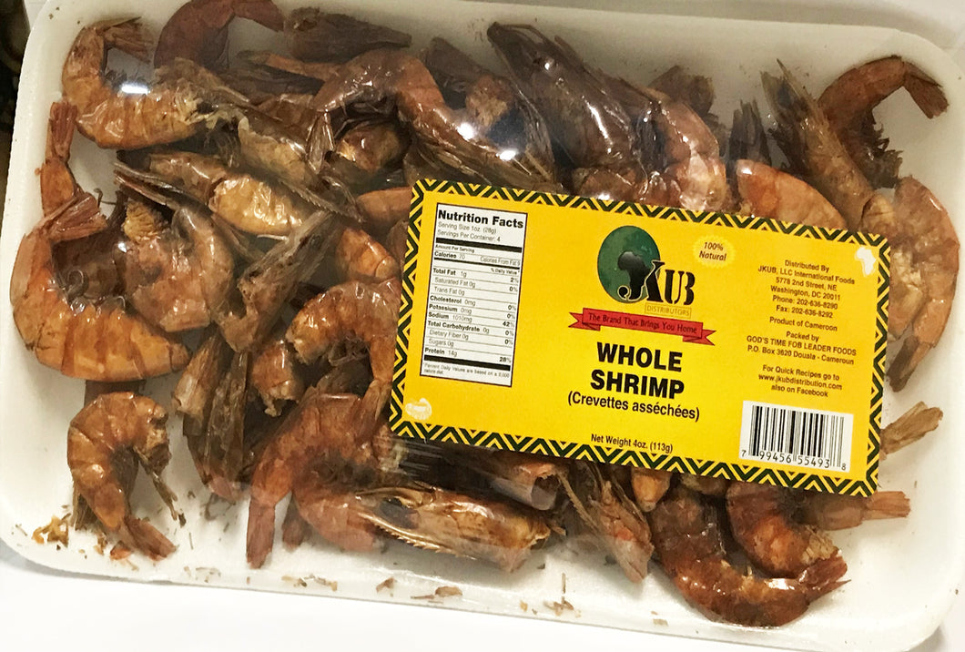 Smoked Shrimp (Whole Shrimp), 4oz