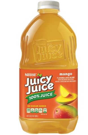 Juicy Juice Mango Juice 64oz (Pack of 4)