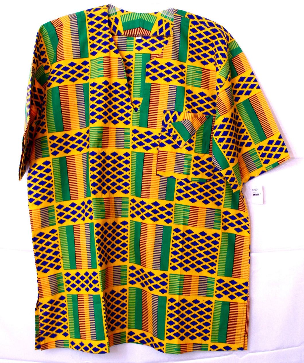 African Clothes, Kente Shirt for Men, CTHM8022