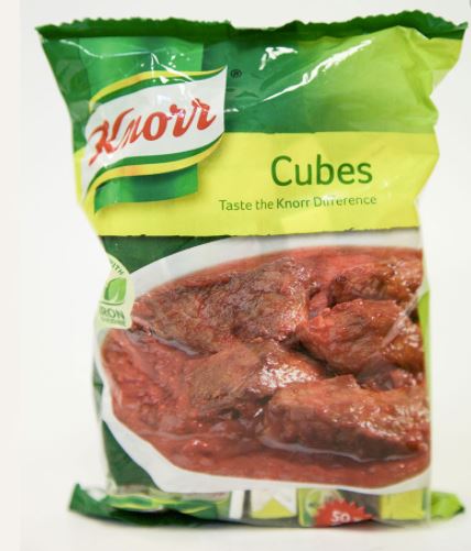 Nigerian Knorr Original Seasoning Cubes 8G, 50 Cubes