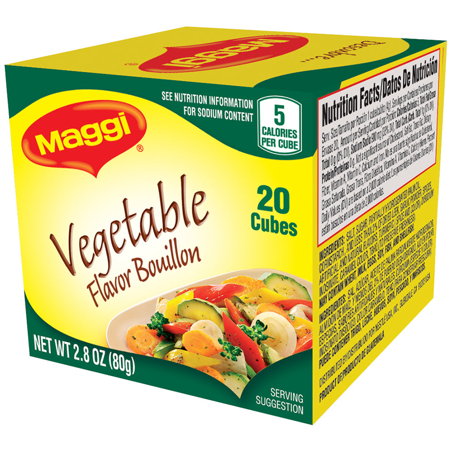 Maggi Vegetable Bouillon Cubes, 2.8oz
