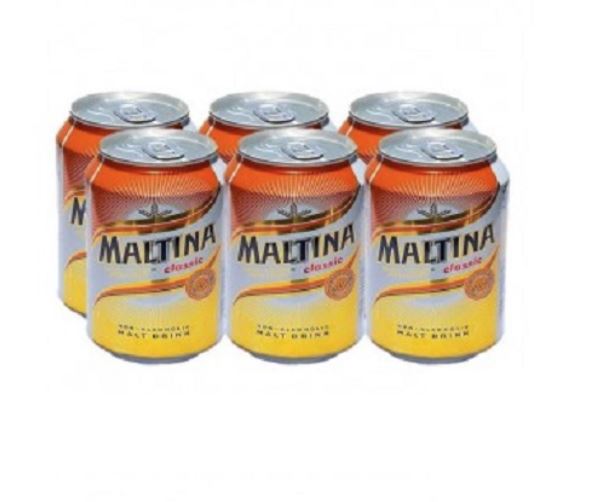 Maltina Can, Non-alcoholic Drink, 11oz, (Pack of 6 )