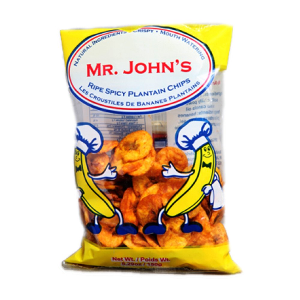 Mr. John's Spicy Ripe Plantain Chips 150G, Pack of 3