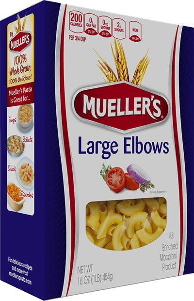 Mueller's Large Elbows 16oz (Pack of 3)