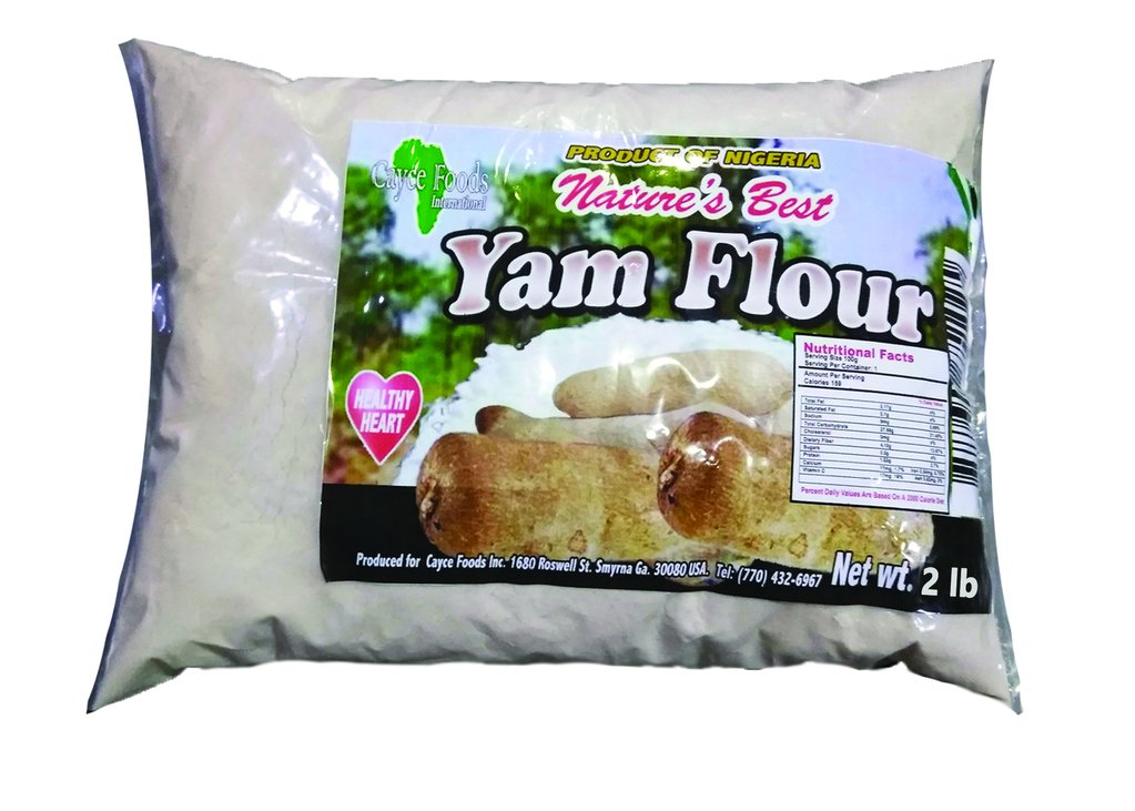 Nature's Best Yam Flour Elubo, 2LB