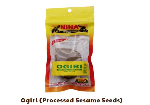 Nina Frozen Ogiri (Processed Sesame Seeds) 2oz