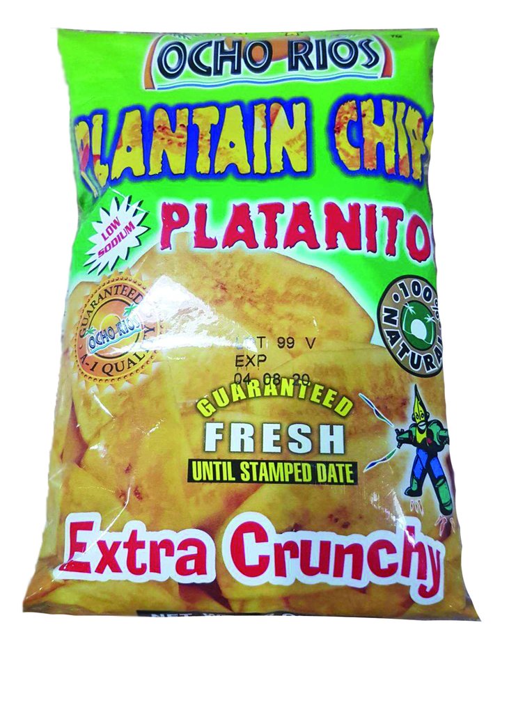 Ochorios Plantain chips 3.2oz