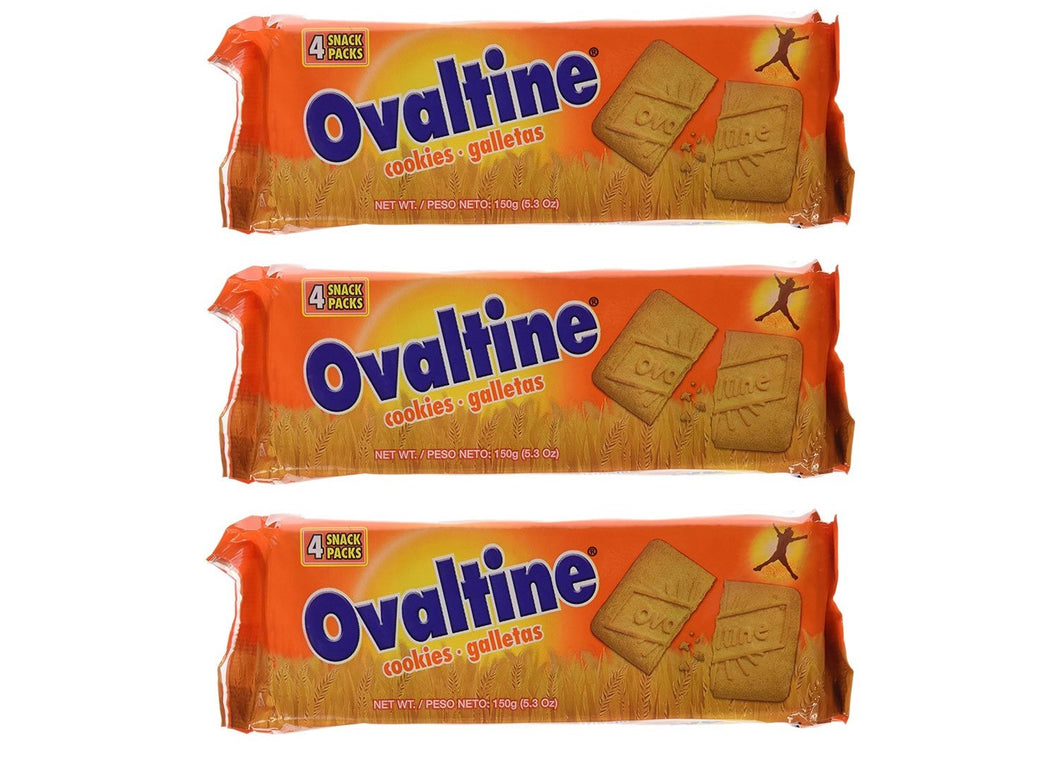 Ovaltine Biscuits 150G, Pack of 3