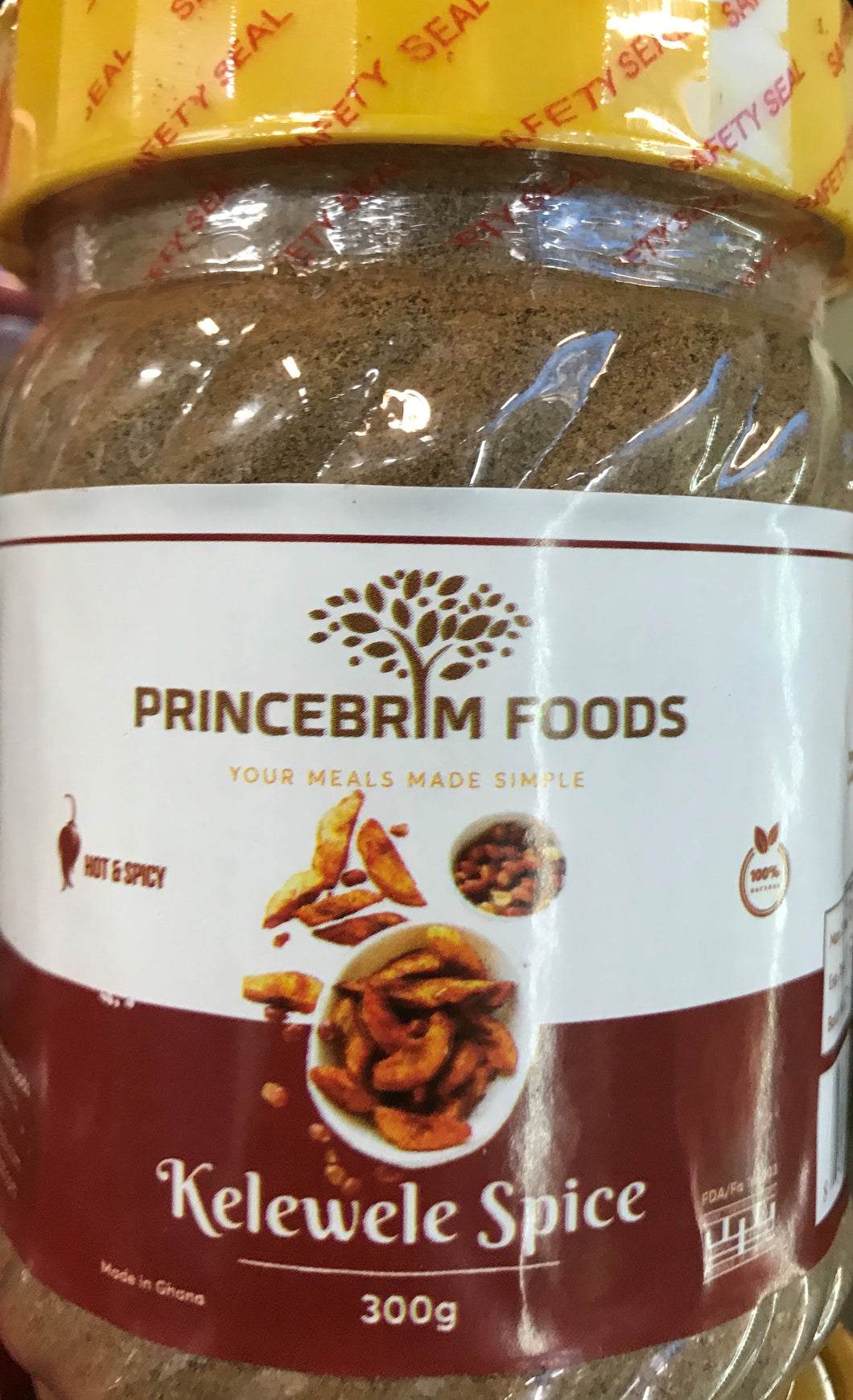Princebrim Kelewele Spice Hot, 300G