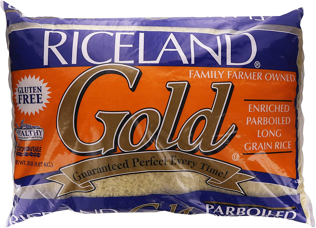 Riceland Gold Parboiled Rice 20LB