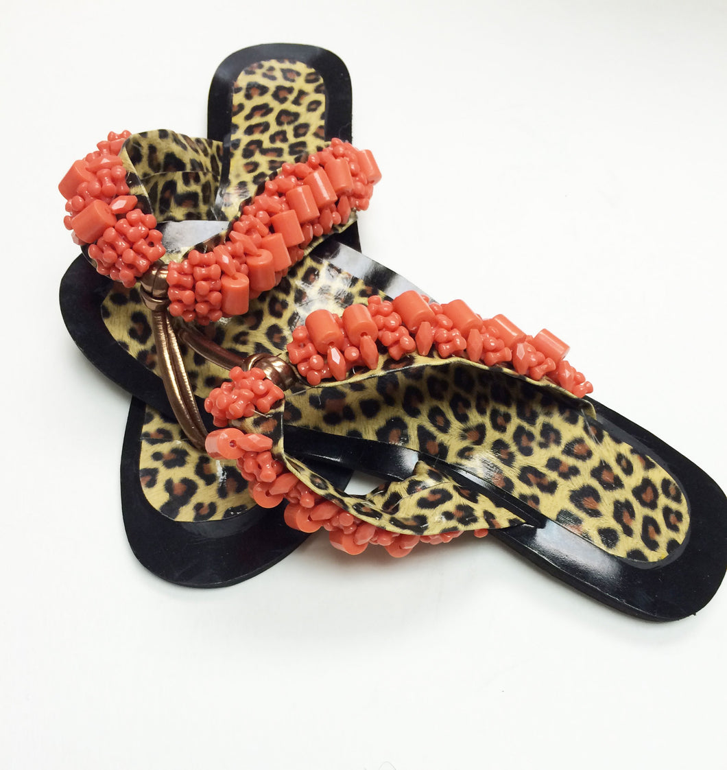 Handmade beaded Shoe for Ladies, BSH11063