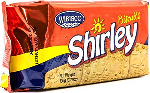Wibisco Shirley Biscuits 3.7oz, Pack of 3