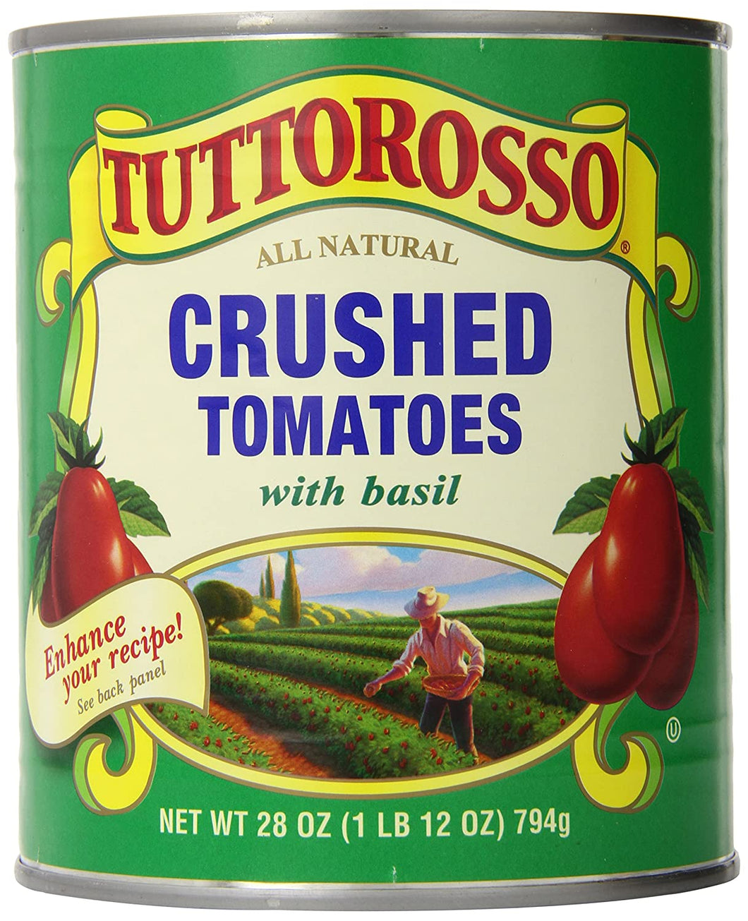 Tuttorosso Crushed Tomato with Basil 28oz