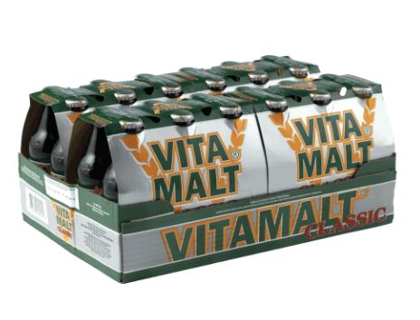 Vitamalt Classic 330ML Bottle, Case of 24