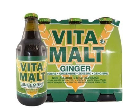 Vitamalt Ginger 330ML Bottle, Case of 24