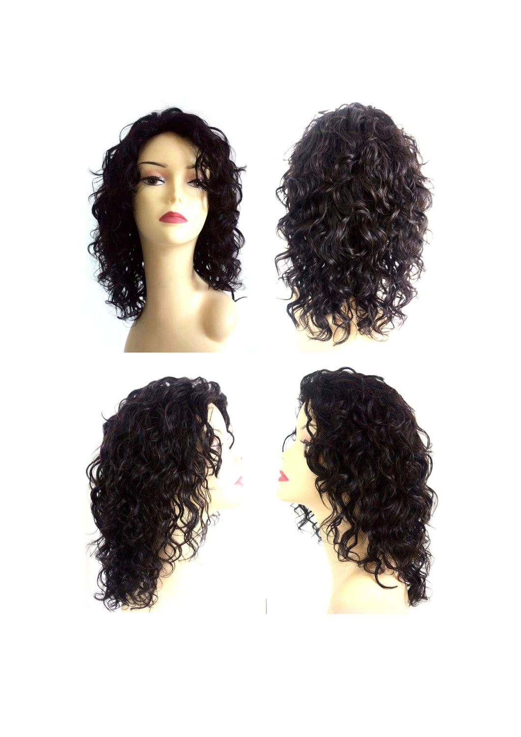 100% Human Hair Wig, Natural Color -  WWGA3026-AFT1214