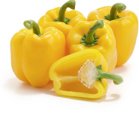 Yellow Sweet Bell Pepper (Pack of 4)