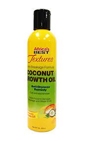 Africa's Best Texture Coconut Growth Oil 8oz