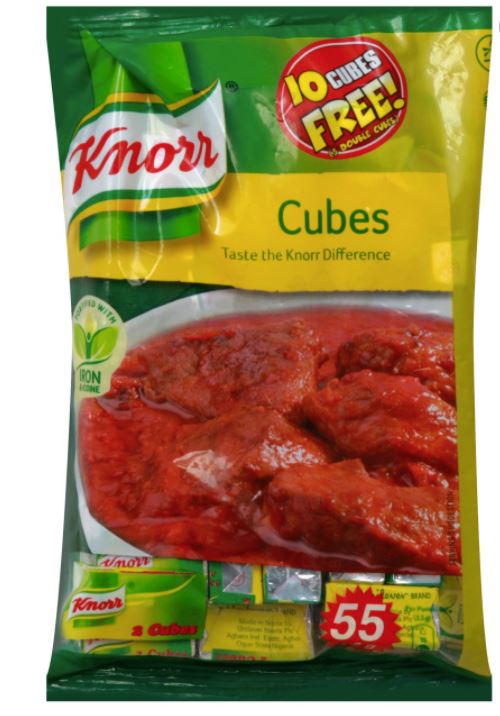 Nigerian Knorr Original Seasoning Cubes 8G, 50 Cubes