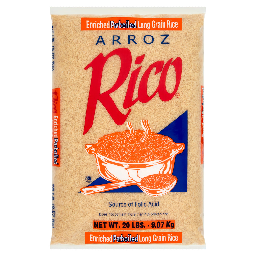 Rico Parboiled Rice 20LB