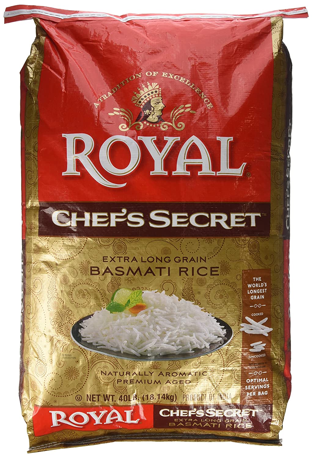 Royal chef secret Basmati Rice Extra Long 10LB
