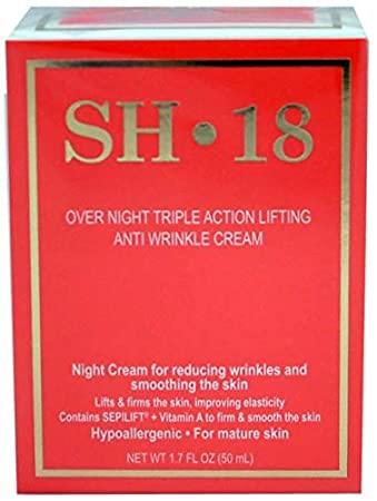 Sh18 Anti-Wrinkle Night Cream 1.7oz