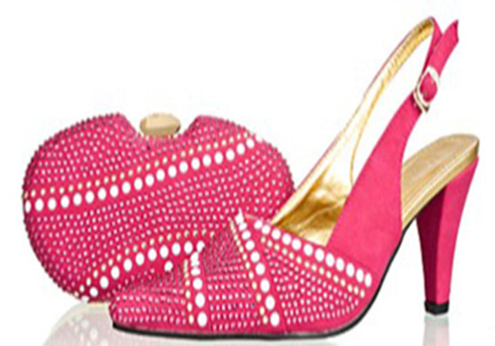 Matching Handbag and Shoe Set, SBK11788D