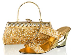 Designer Handbag and Shoe Matching Set, SBK11791A