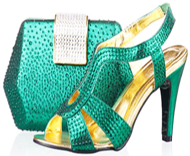 Designer Handbag and Shoe Matching Set, SBK11792A