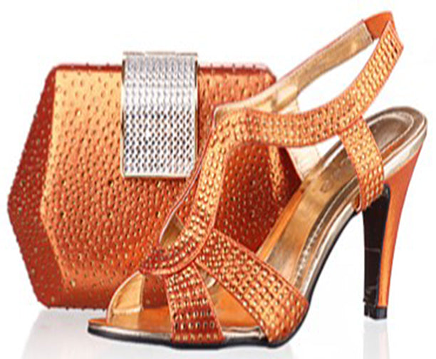 Gorgeous Designer Handbag and Shoe Matching Set, SBK11792A
