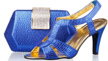 Designer Handbag and Shoe Matching Set, SBK11792B