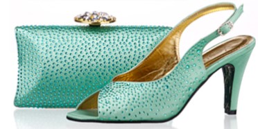 Charming Handbag and Shoe Matching Set, SBK11793A