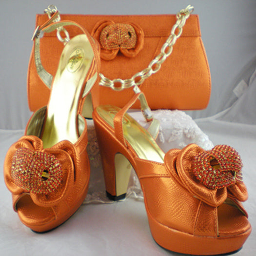 Majestic Handbag and Shoe Matching Set, SBB11085B