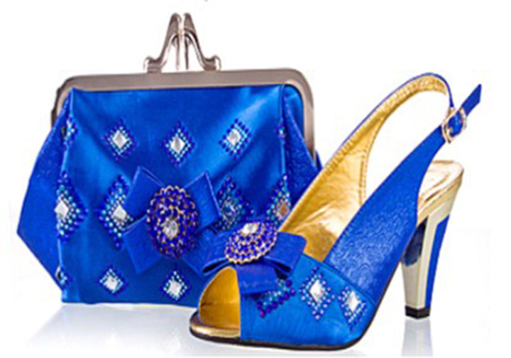 Stunning Shoe and Handbag Matching Set, SBK8799A