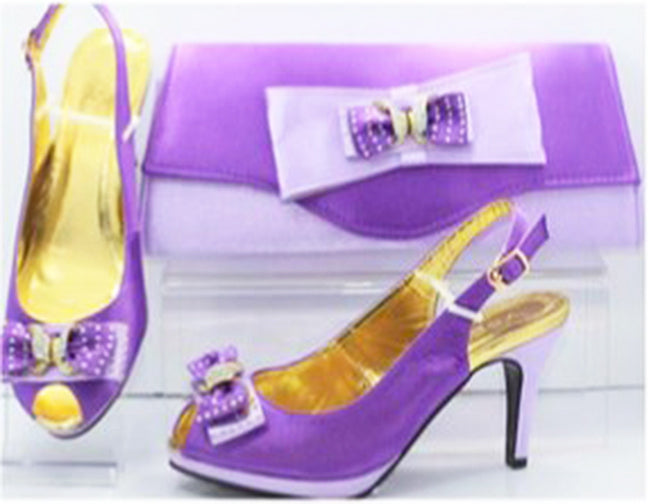 Beautiful Designer Handbag and Shoe Matching Set, SBK11706A