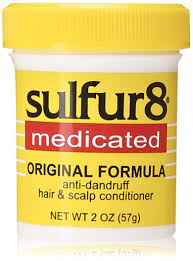 Sulfur 8 Hair & Scalp Cream Original 2oz